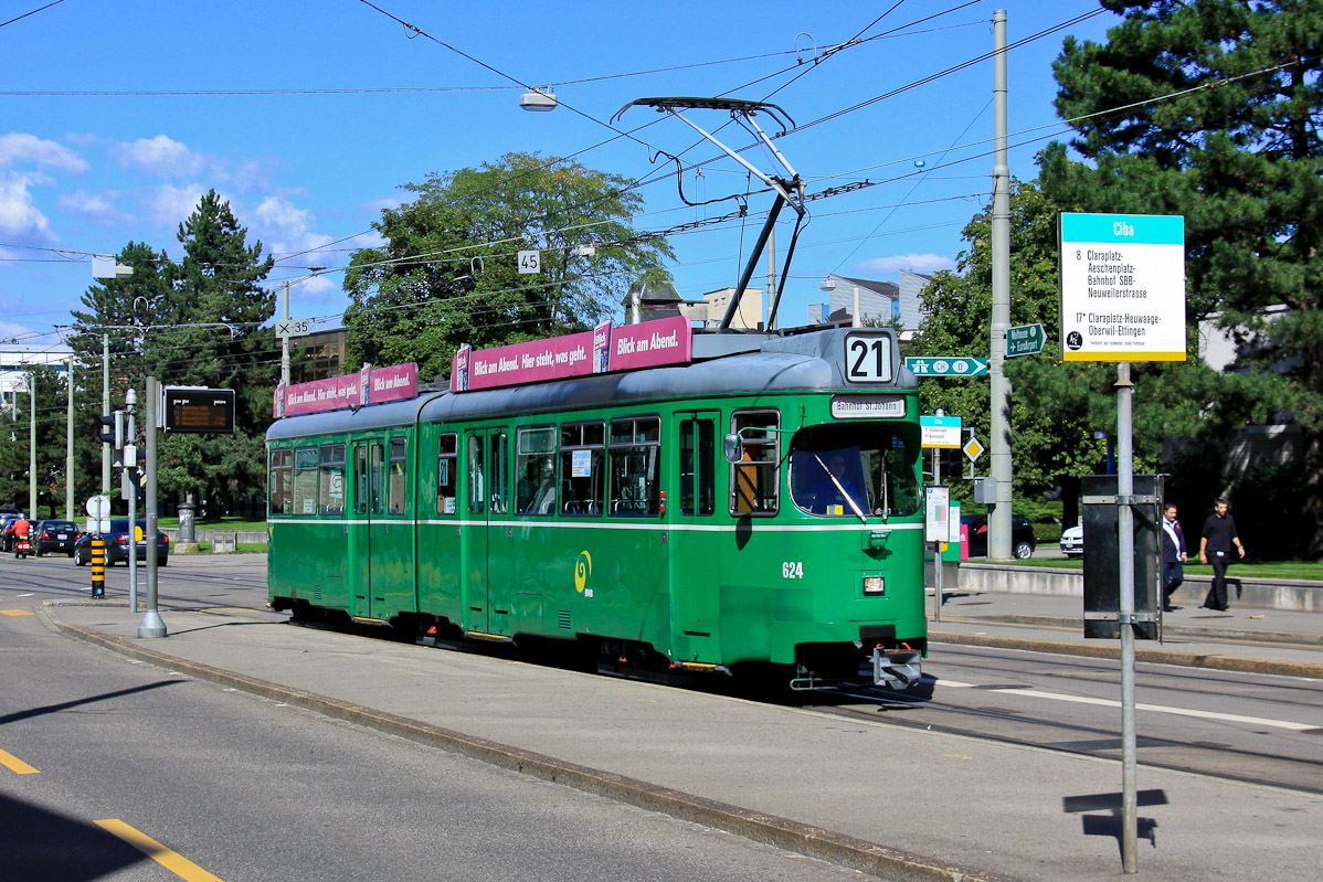 Базель, Duewag GT6 № 624