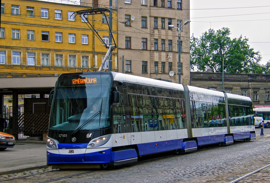 Рига, Škoda 15T ForCity Alfa Riga № 57103