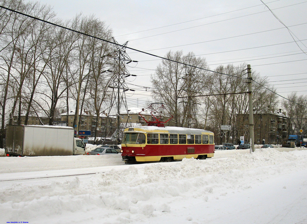 Екатеринбург, Tatra T3SU № 134