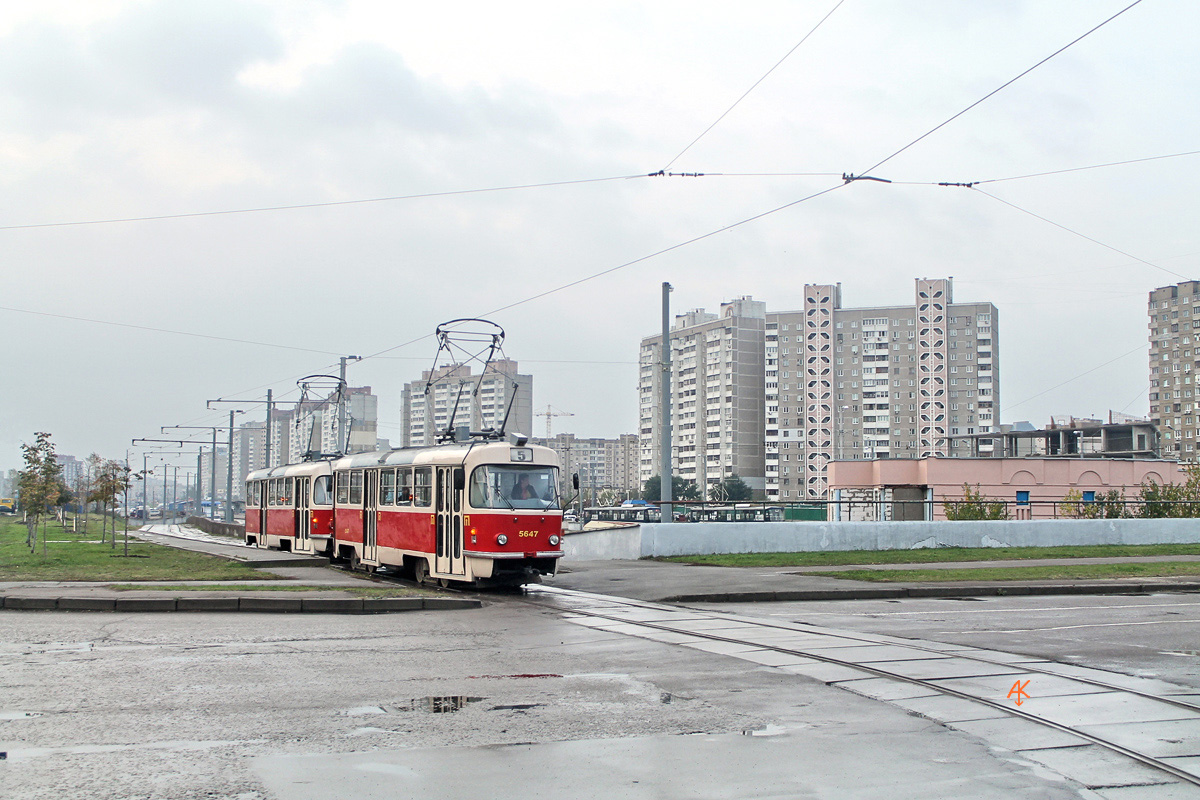 Киев, Tatra T3 № 5647