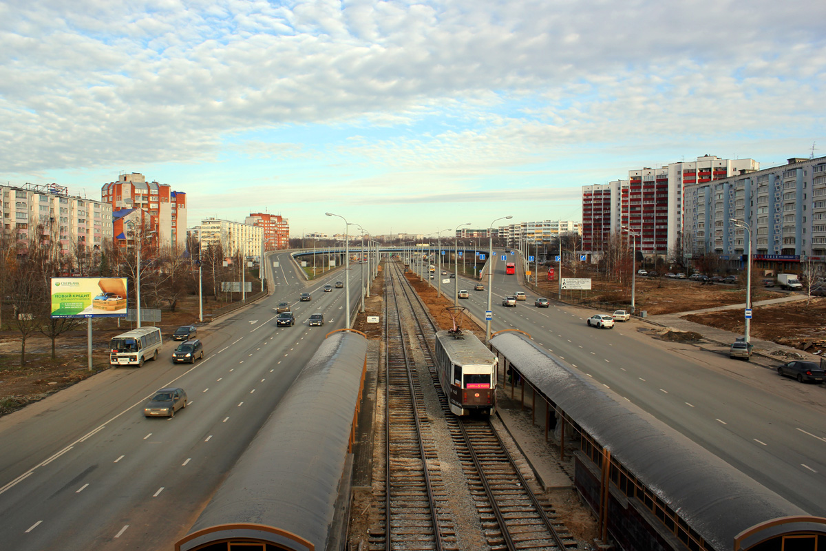 Kazan — Big tram circle; Kazan — ET Lines [4] — East; Kazan — Photos from a height