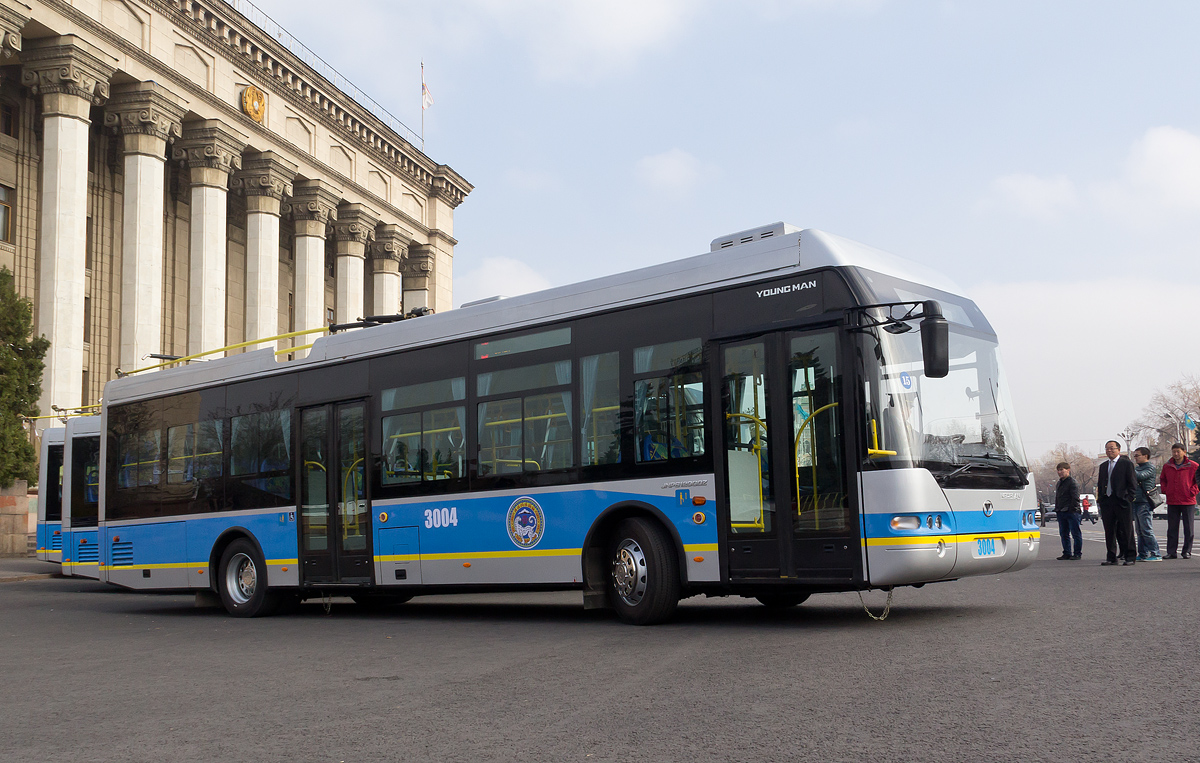 Almatî, YoungMan JNP6120GDZ (Neoplan Kazakhstan) Nr. 3004; Almatî — New trolleybuses