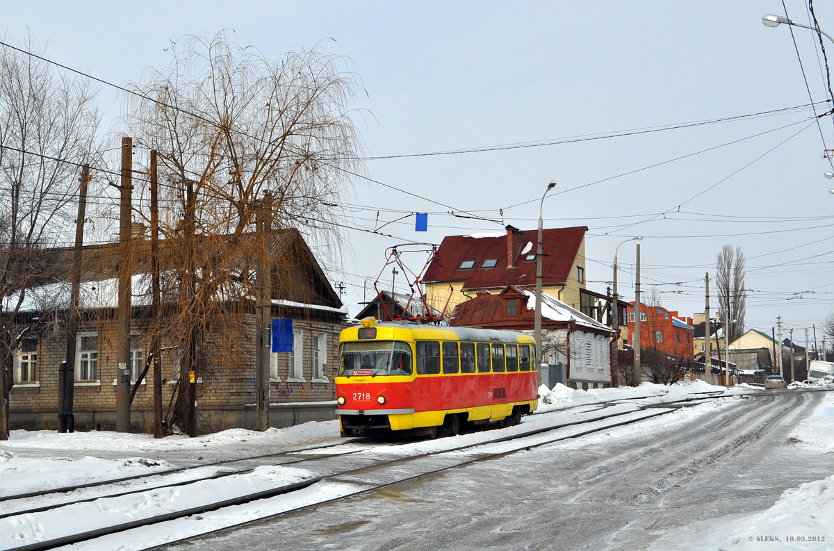Волгоград, Tatra T3SU № 2718