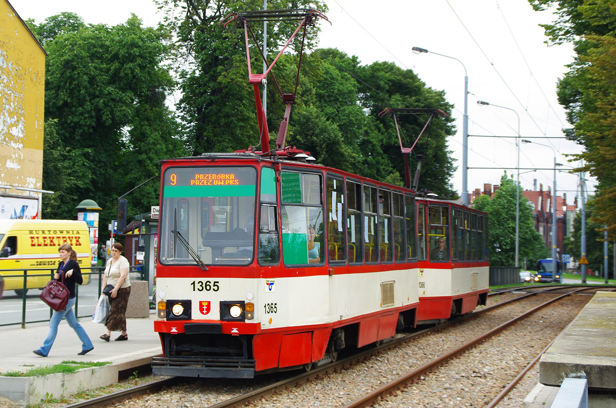 Гданьск, Konstal 105Na № 1365