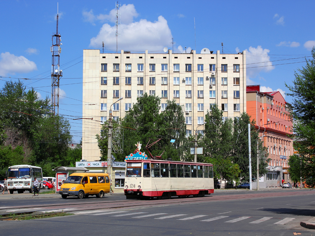 Челябинск, 71-605 (КТМ-5М3) № 1214 Челябинск, 71-605 (КТМ-5М3) № 1214