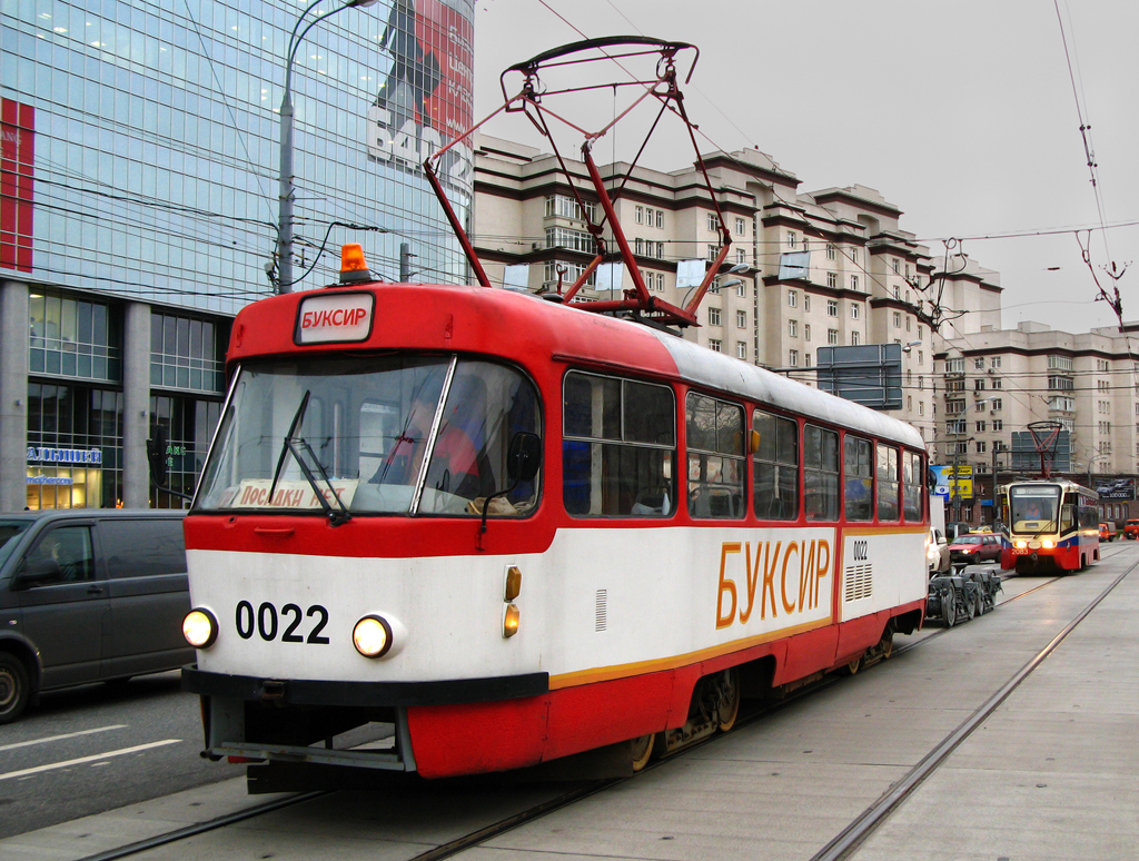 Москва, Tatra T3SU № 0022