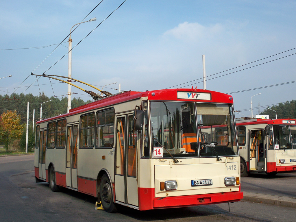Вильнюс, Škoda 14Tr02 № 1412