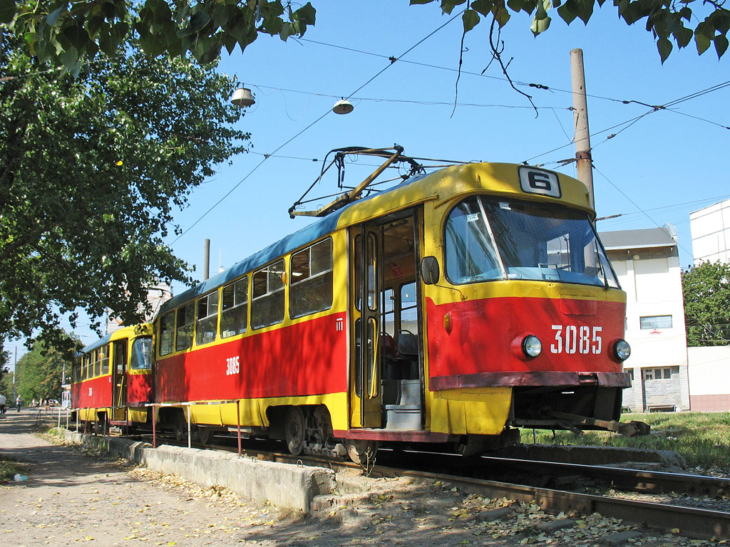 Харков, Tatra T3SU (двухдверная) № 3085