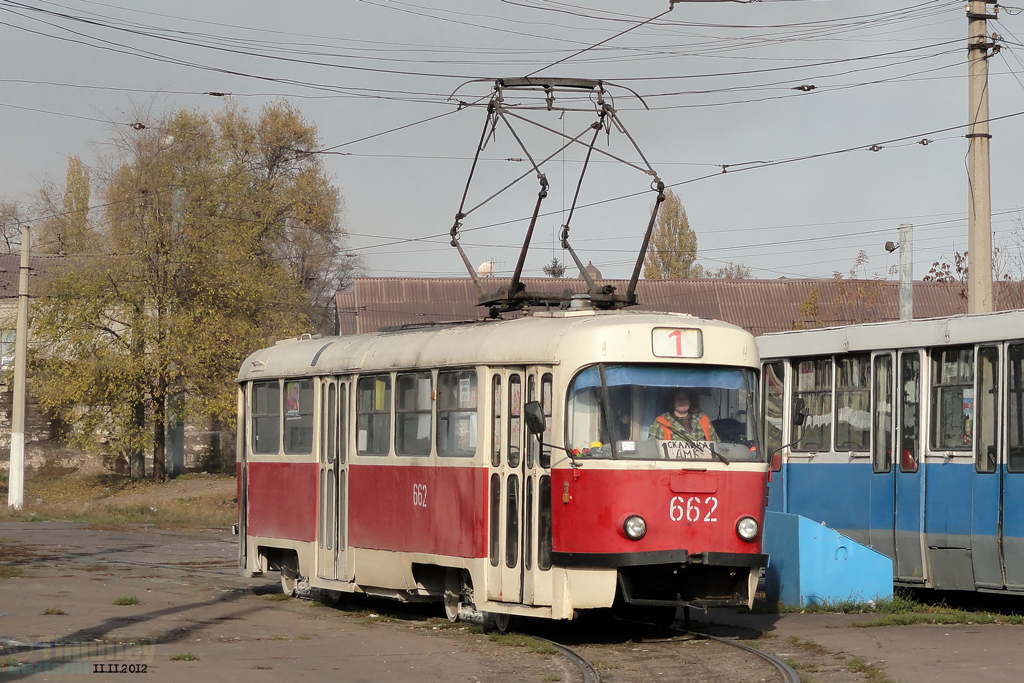 Каменское, Tatra T3SU № 662