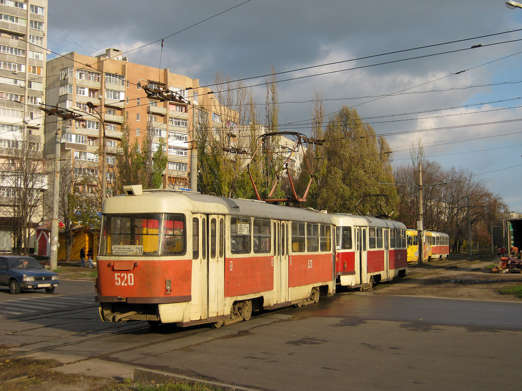 Харьков, Tatra T3SU № 520