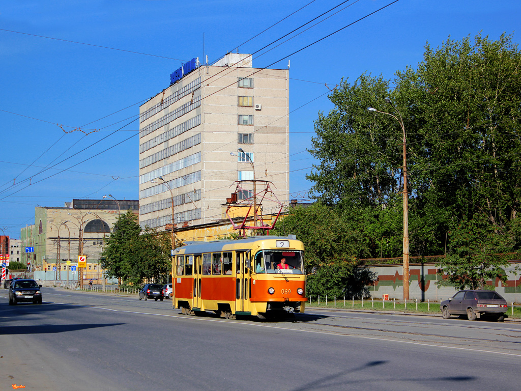 Jekatěrinburg, Tatra T3SU (2-door) č. 089