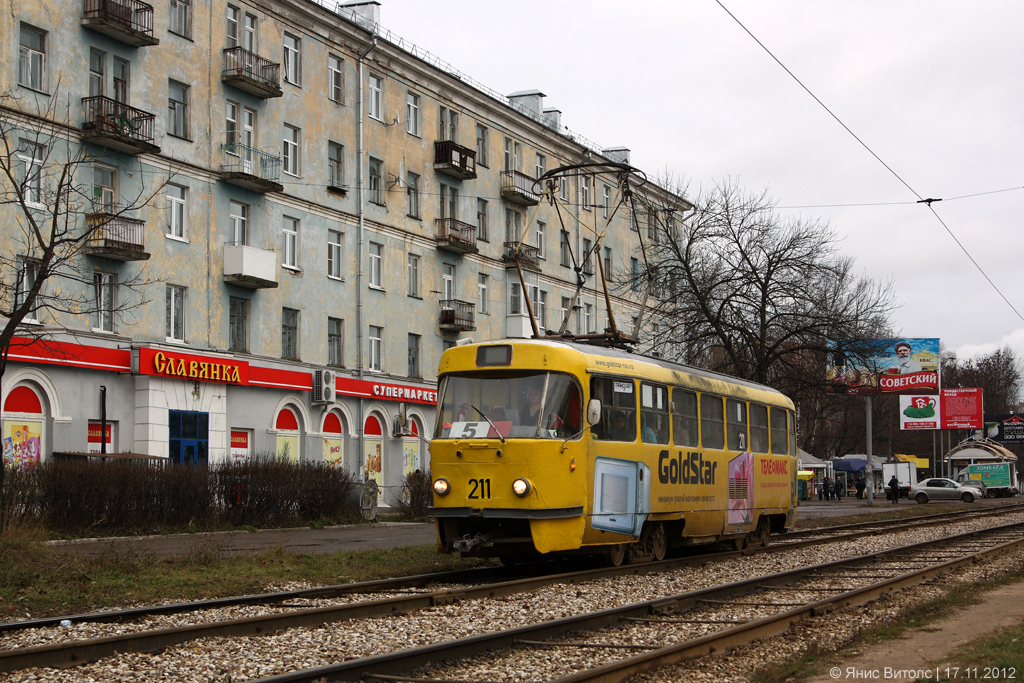 Тверь, Tatra T3SU № 211; Тверь — Трамвайные линии: Заволжский район