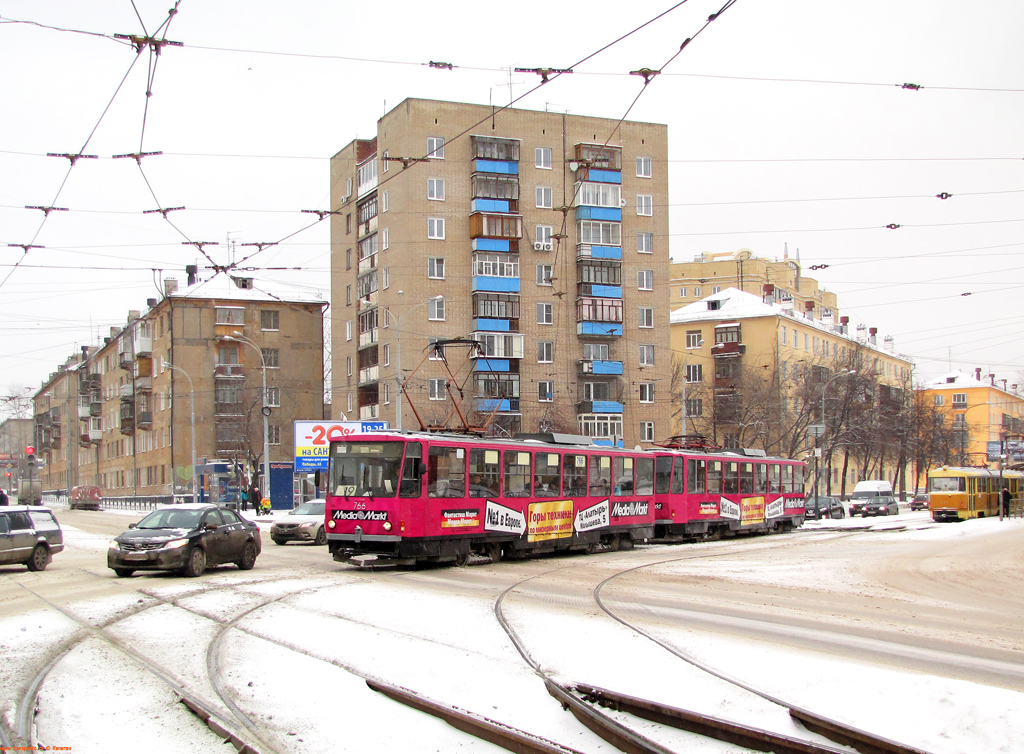 Екатеринбург, Tatra T6B5SU № 766