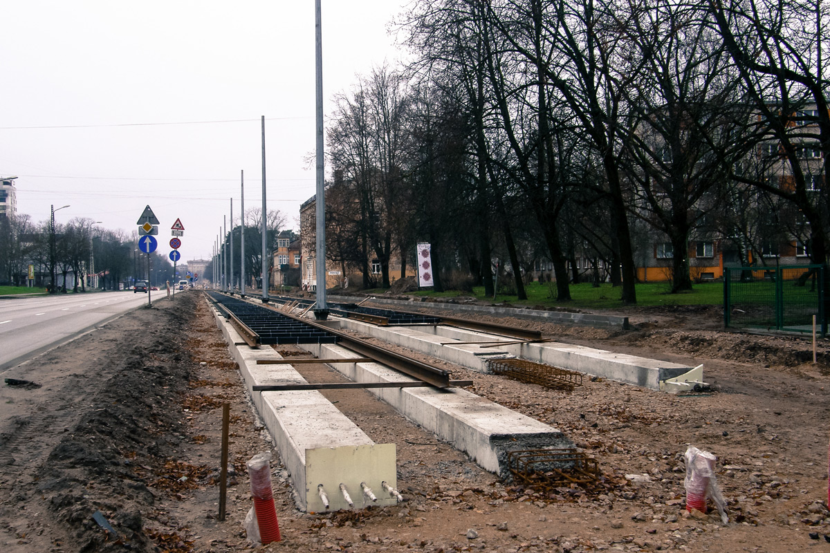 Рига — Реконструкция линии на Юглу (14.04.2012-28.05.2013)
