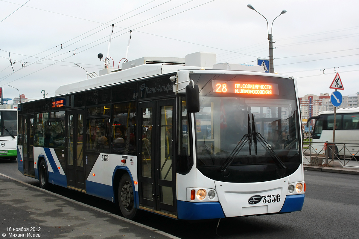 Санкт-Петербург, ВМЗ-5298.01 «Авангард» № 3336