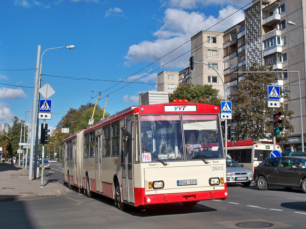 Вильнюс, Škoda 15Tr03/6 № 2603