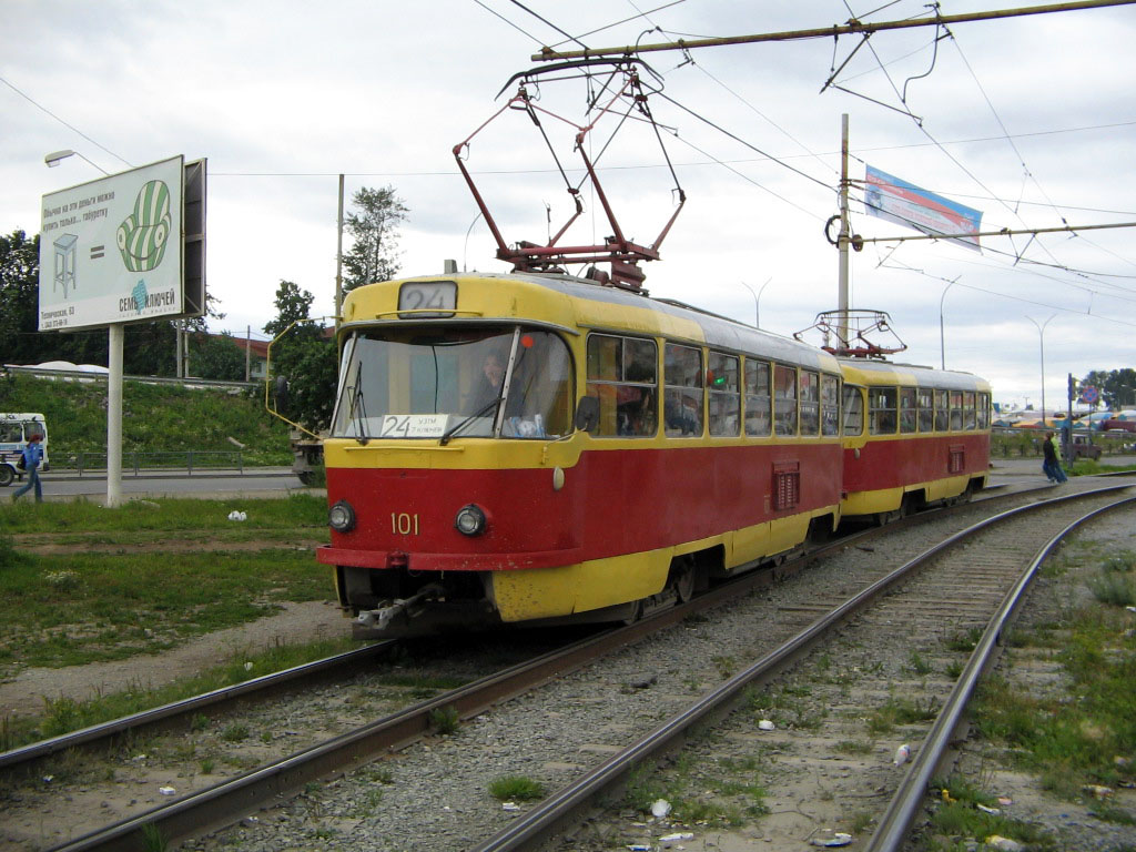Екатеринбург, Tatra T3SU (двухдверная) № 101