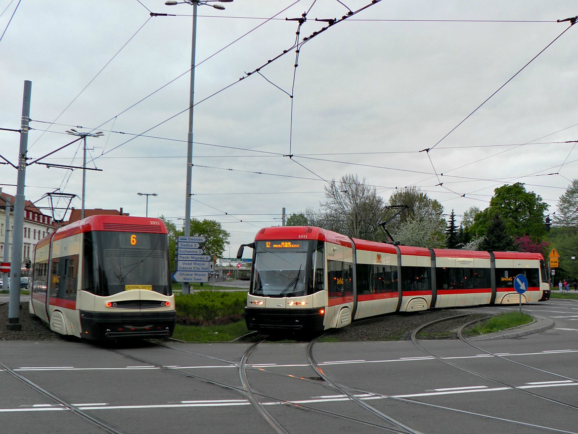 Гданьск, PESA Swing 120NaG № 1015; Гданьск, PESA Swing 120NaG № 1011