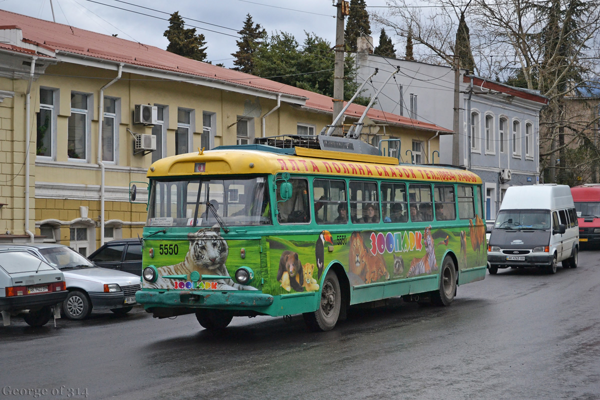 Крымский троллейбус, Škoda 9Tr21 № 5550