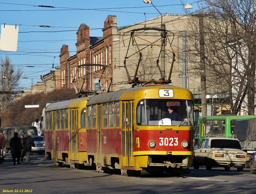 Харьков, Tatra T3SU № 3023 Харьков, Tatra T3SU № 3023