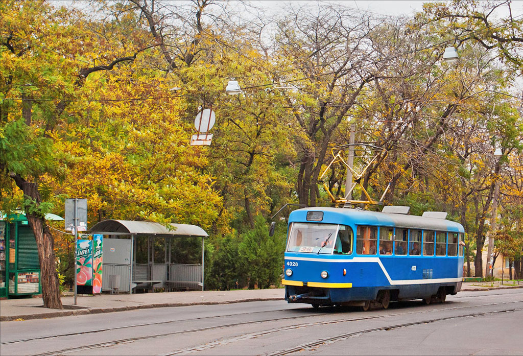 Odesa, Tatra T3R.P # 4028
