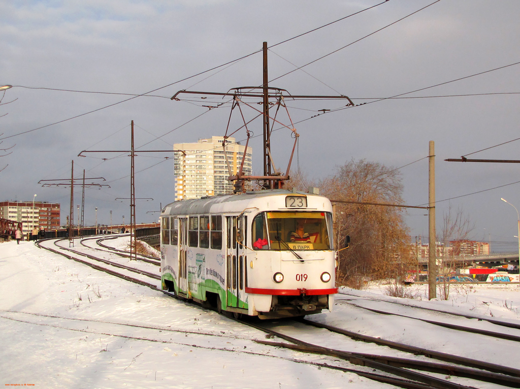 Екатеринбург, Tatra T3SU (двухдверная) № 019
