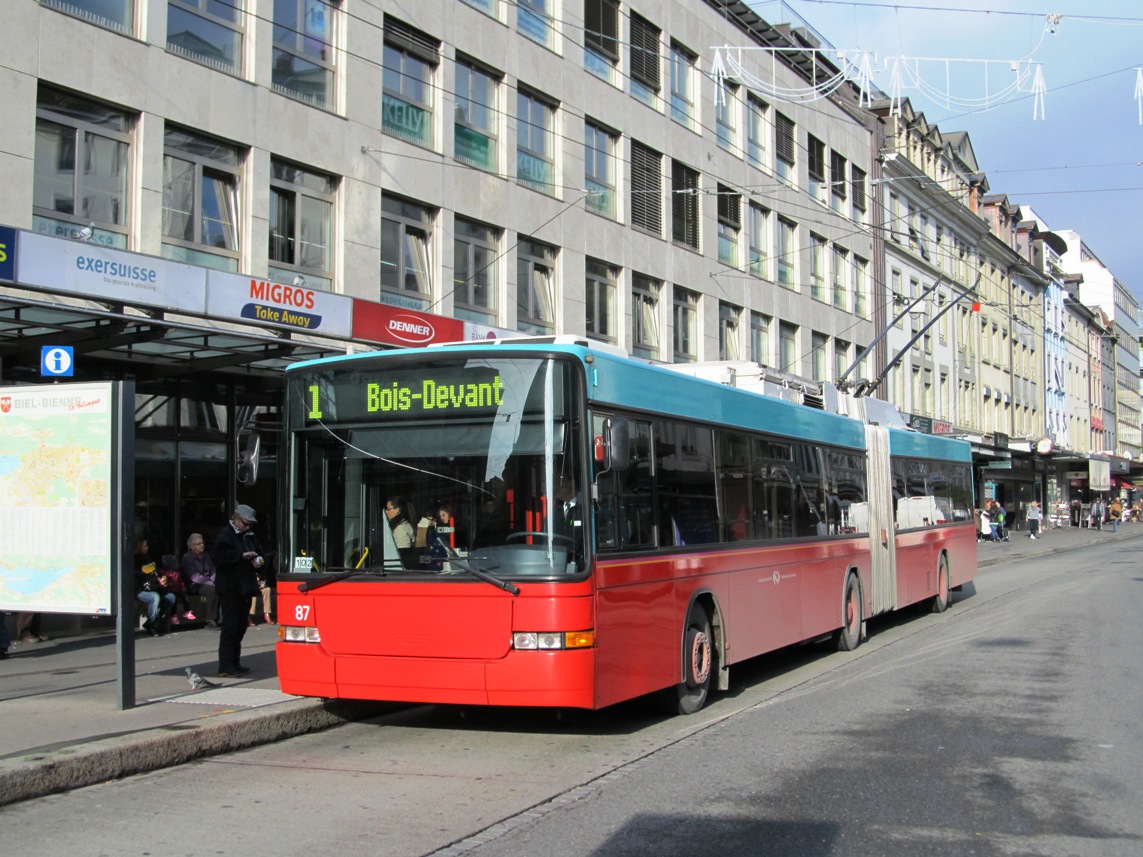 Биль, Hess SwissTrolley 2 (BGT-N1) № 87