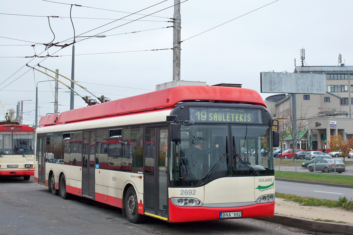 Вильнюс, Solaris Trollino II 15 AC № 2692