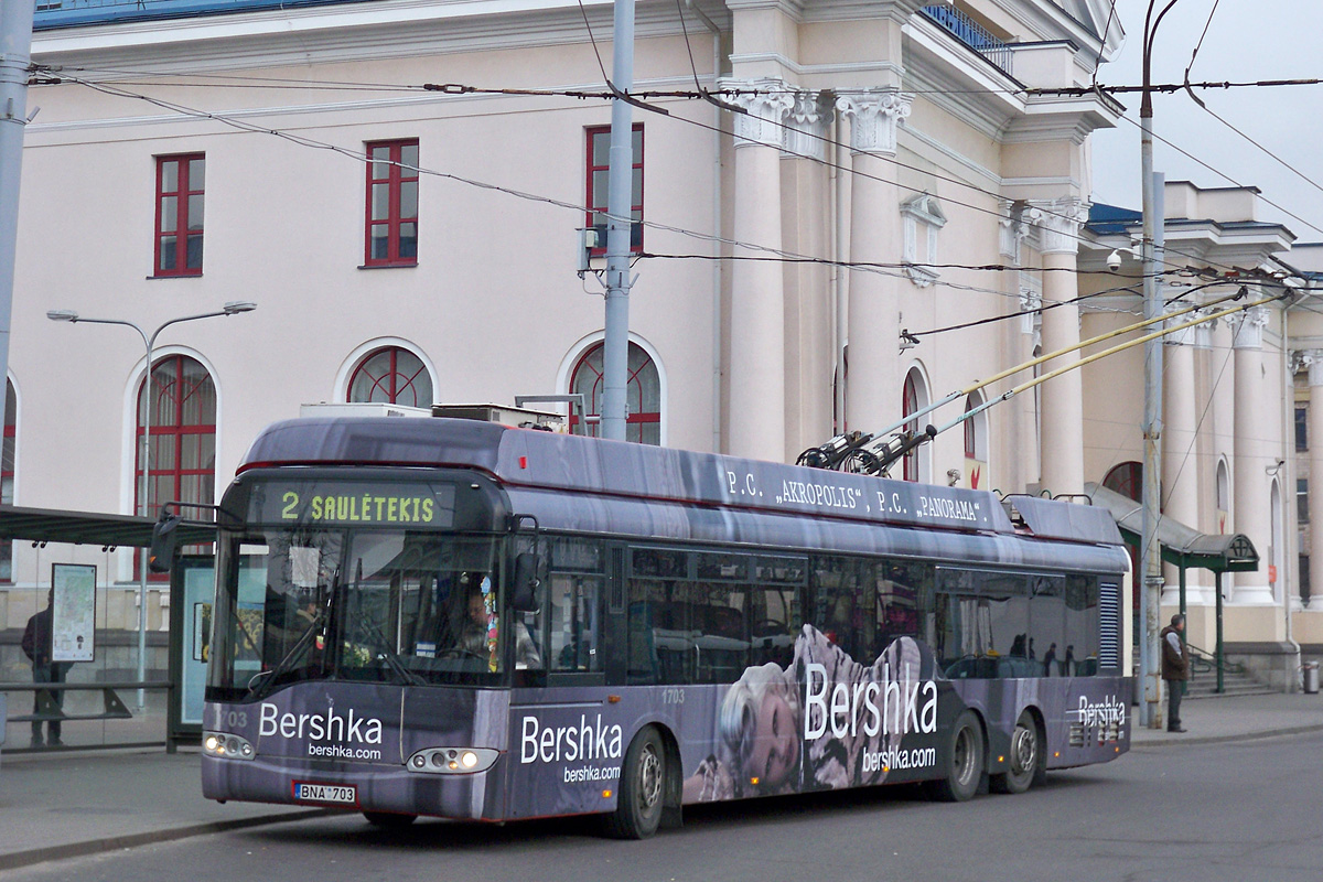 Vilnius, Solaris Trollino II 15 AC № 1703