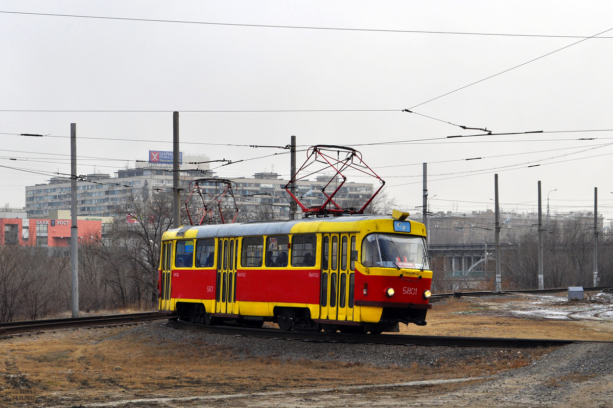 Волгоград, Tatra T3SU № 5801