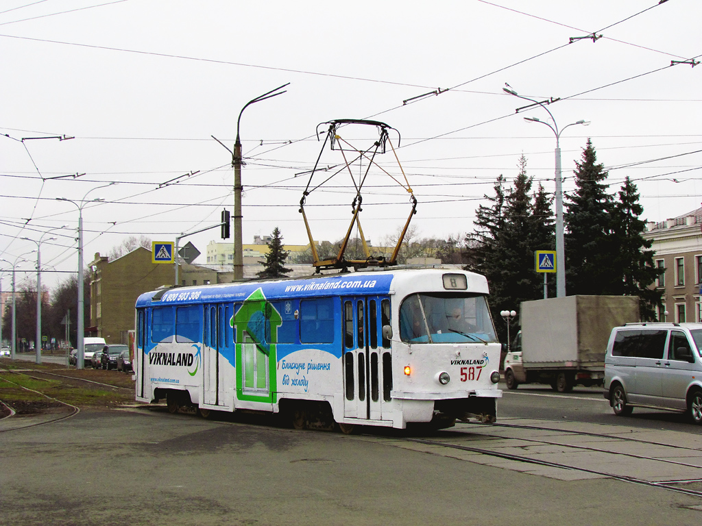 Харьков, Tatra T3SU № 587