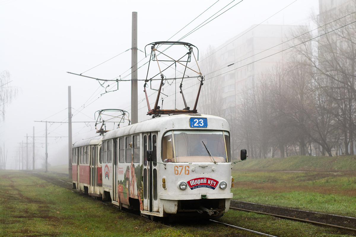 Харьков, Tatra T3SU № 676