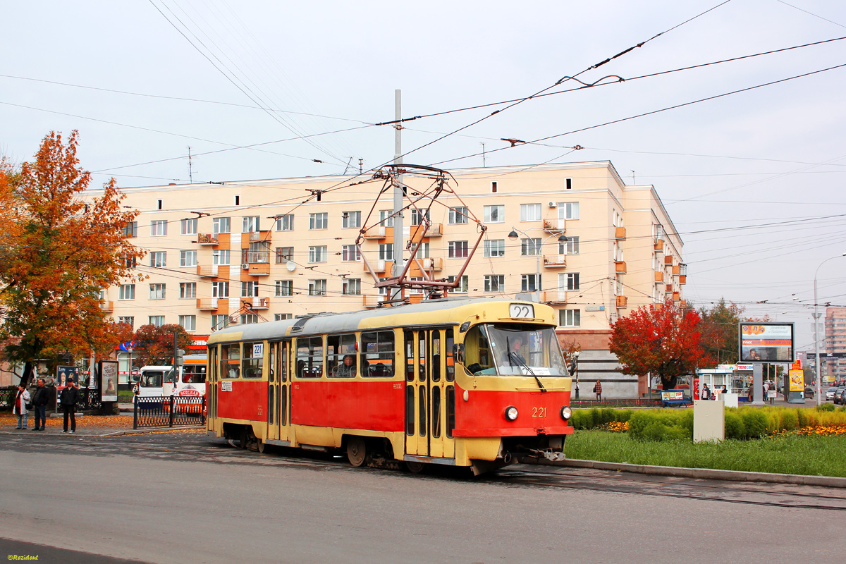 Екатеринбург, Tatra T3SU № 221