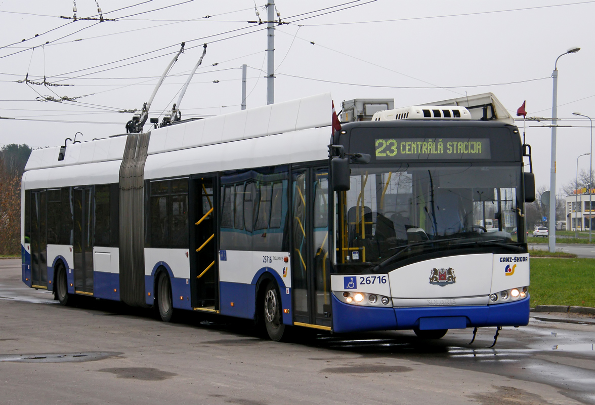 Рига, Solaris Trollino III 18 Ganz-Škoda № 26716