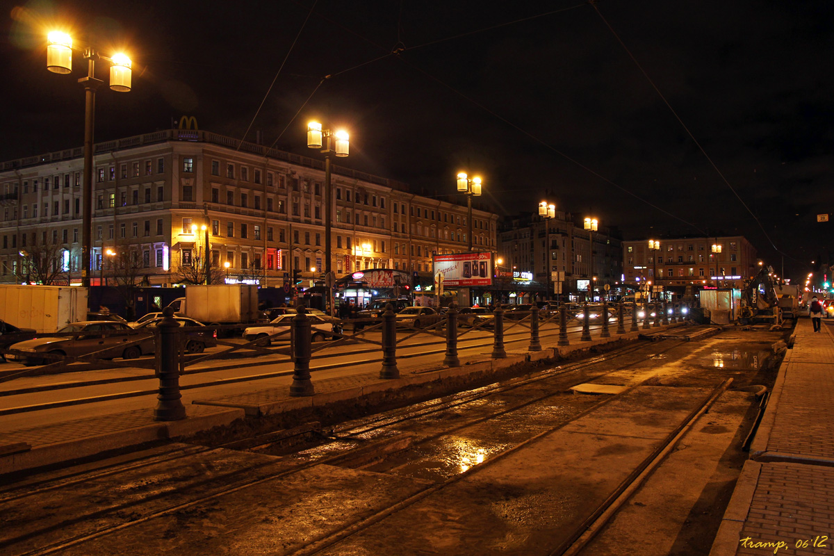 Санкт-Петербург — Строительство трамвайных линий Санкт-Петербург — Строительство трамвайных линий
