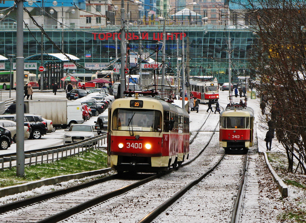 Москва, МТТЧ № 3400; Москва, МТТЧ № 3413 Москва, МТТЧ № 3400; Москва, МТТЧ № 3413