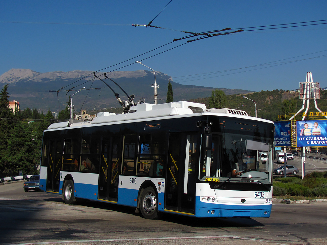 Крымский троллейбус, Богдан Т70115 № 6403