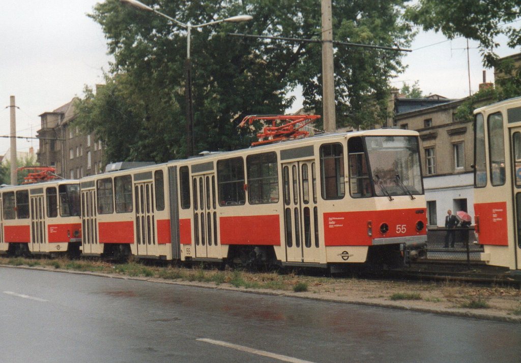Cottbus, Tatra KT4D nr. 55; Cottbus — Old photos