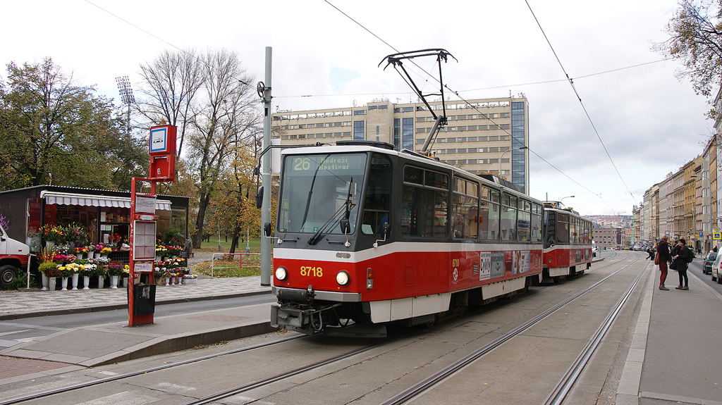 Praha, Tatra T6A5 # 8718