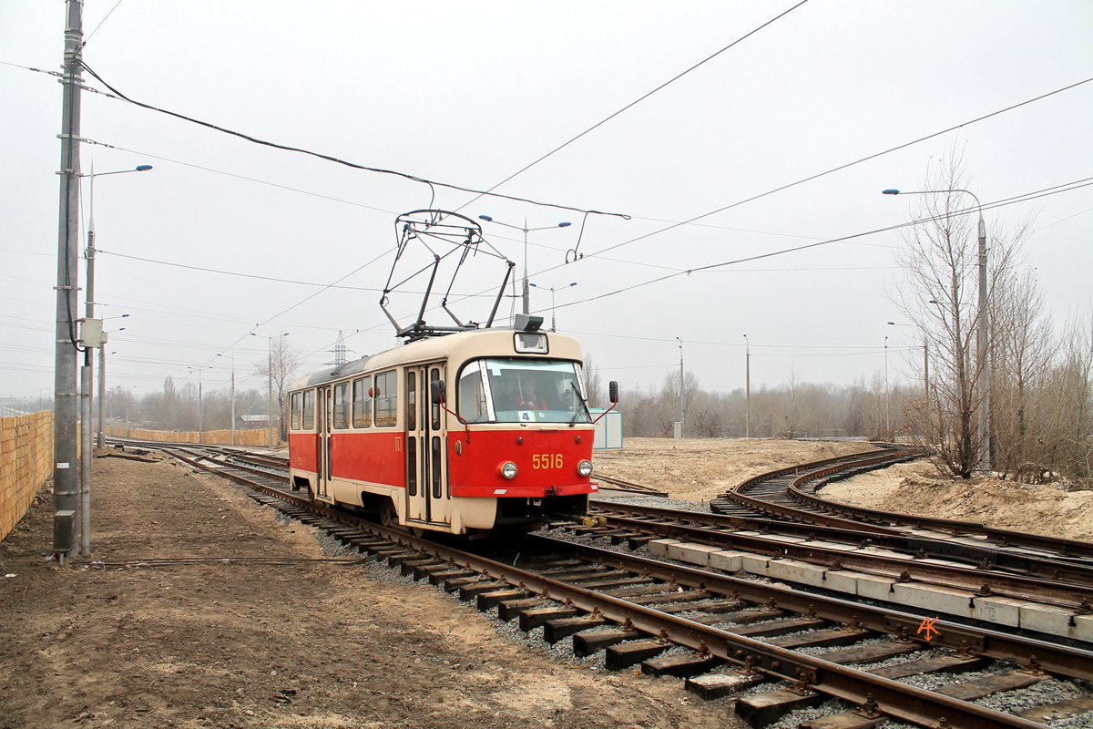 Киев, Tatra T3SU № 5516