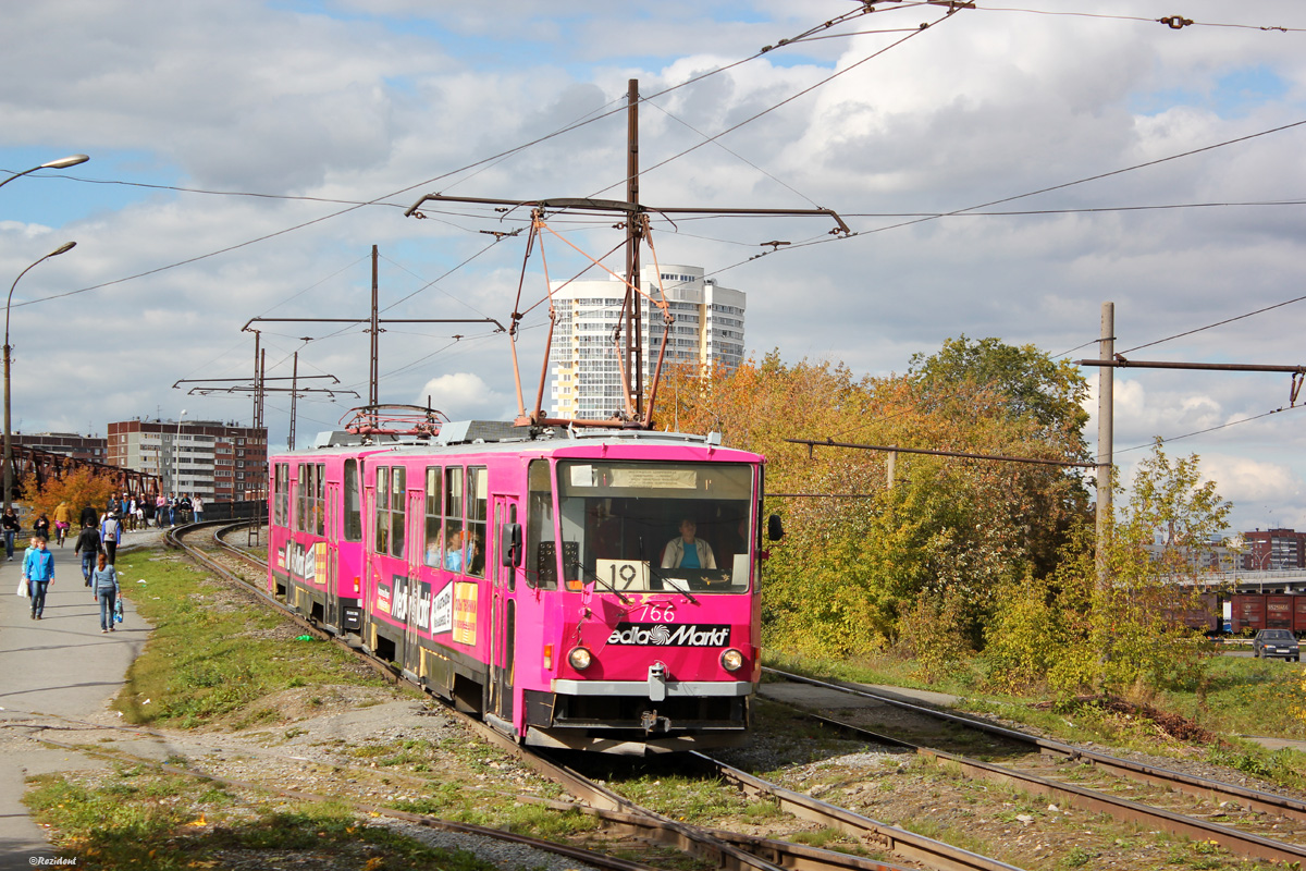 Екатеринбург, Tatra T6B5SU № 766