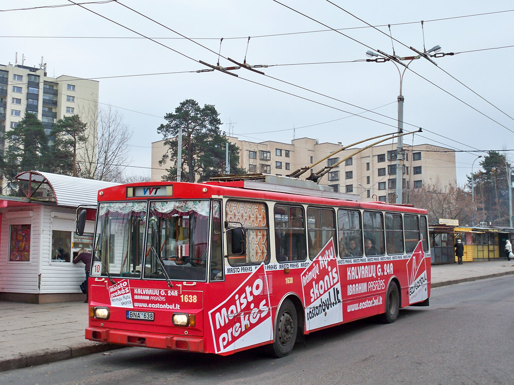 Вильнюс, Škoda 14Tr13/6 № 1638