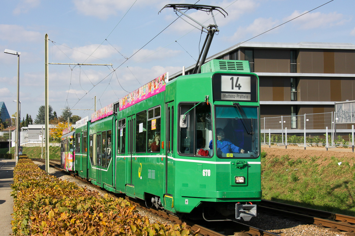 Базель, Schindler/Siemens Be 4/6 S № 670