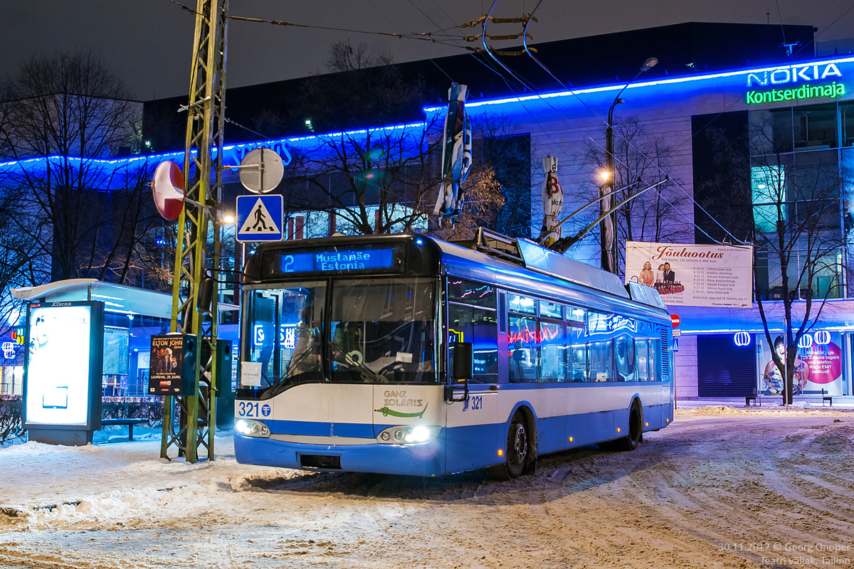 Tallinn, Solaris Trollino II 12 Ganz № 321