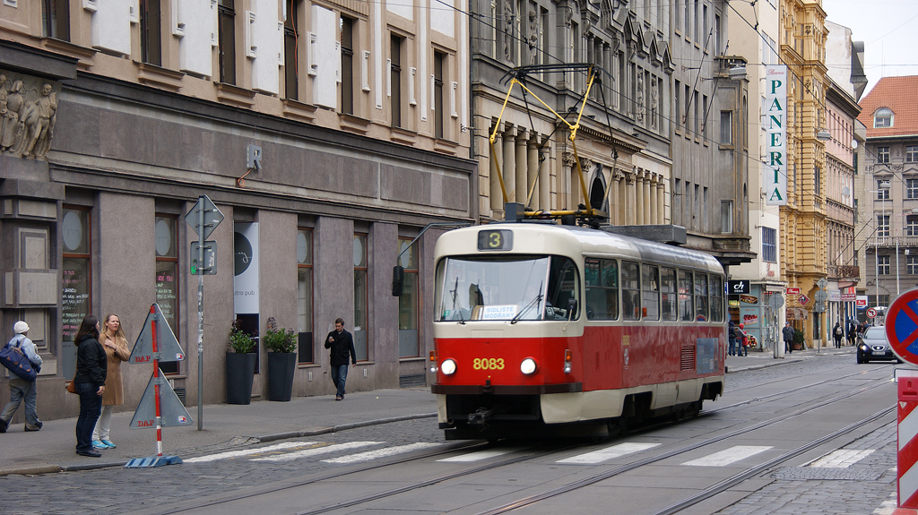 Prague, Tatra T3M2-DVC № 8083