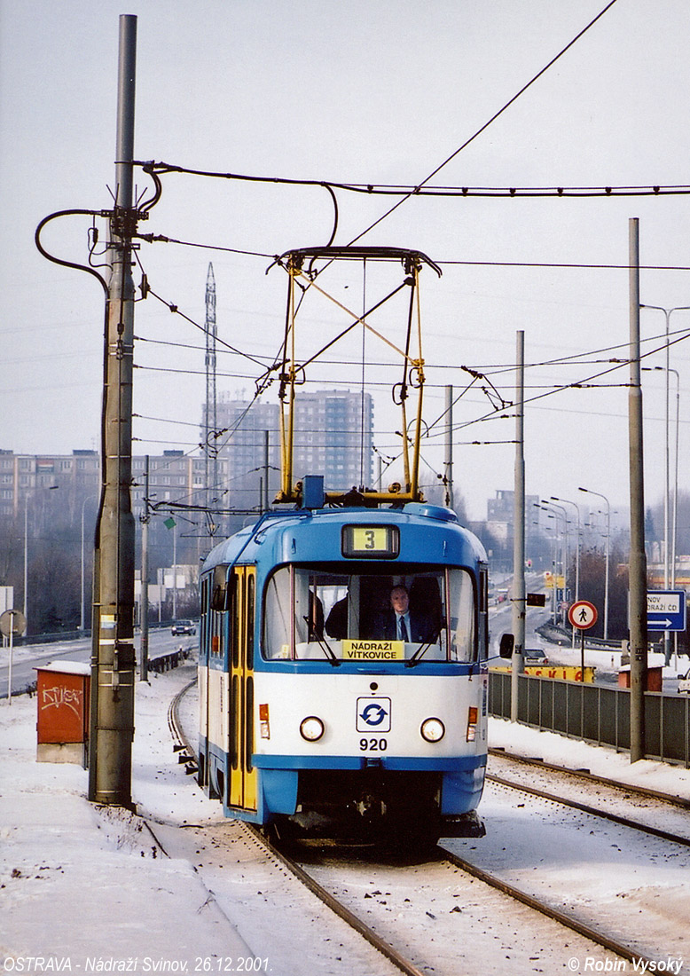 Острава, Tatra T3SUCS № 920