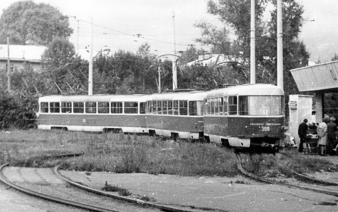Тверь, Tatra T3SU № 300; Тверь — Старые фотографии (1917—1991); Тверь — Трамвайные конечные станции и разворотные кольца