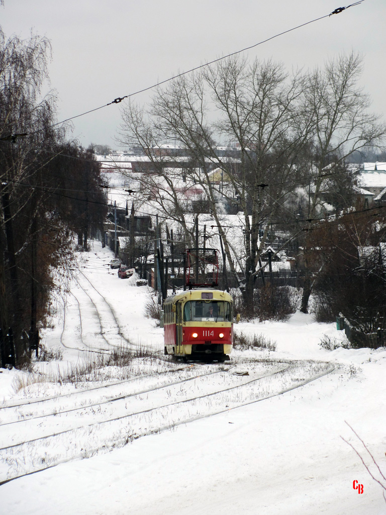 Ижевск, Tatra T3SU (двухдверная) № 1114