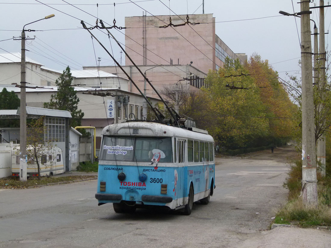 Крымский троллейбус, Škoda 9Tr22 № 3600