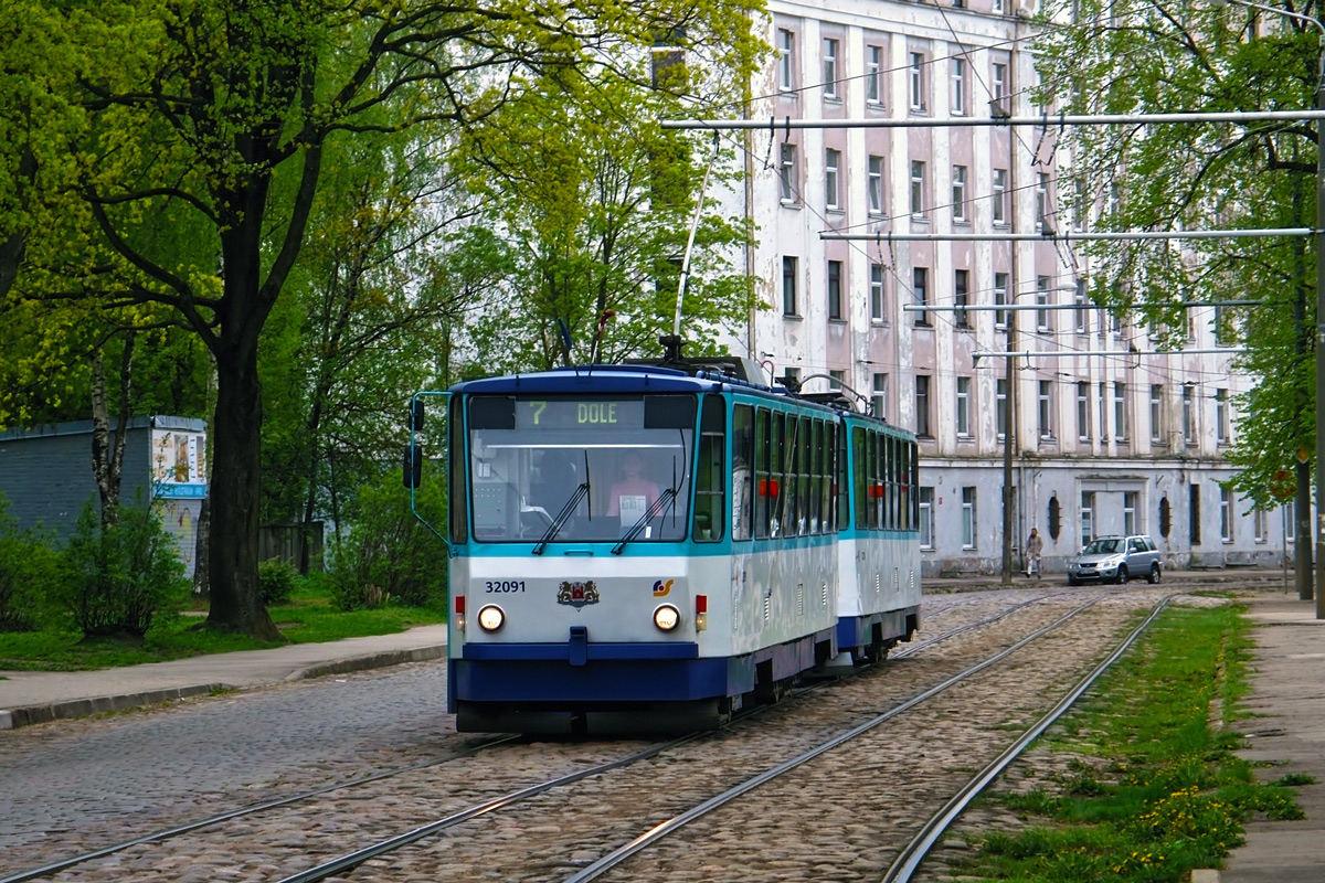 Рига, Tatra T6B5SU № 32091